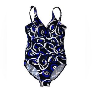 womens miraclesuit one piece swimsuit size 12